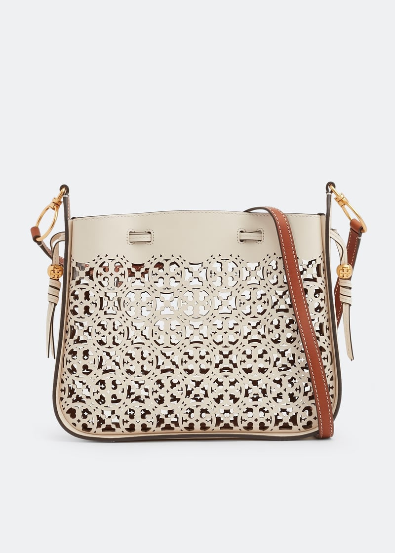 Tory Burch Laser-cut bell bag for Women - White in Qatar