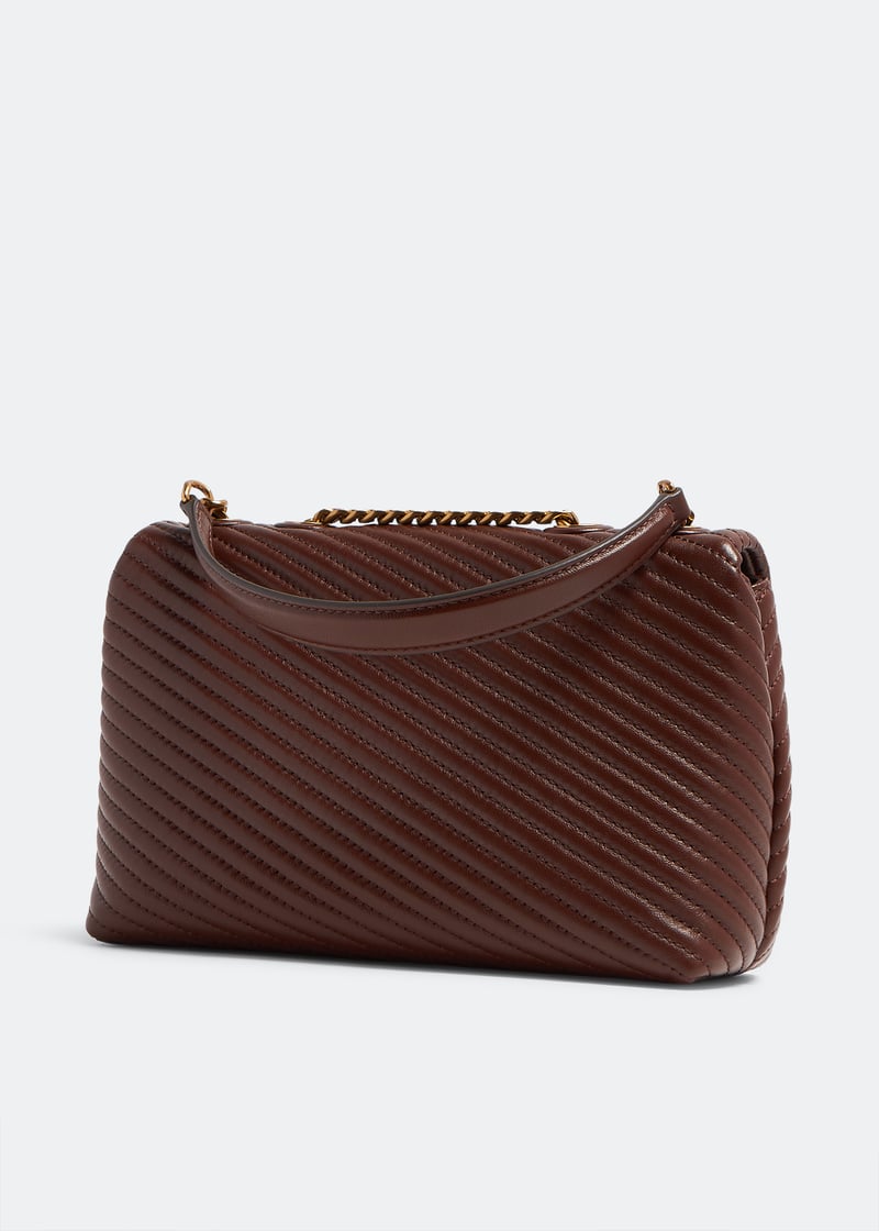 ★Tory Burch★ KIRA MOTO QUILTED CONVERTIBLE BAG 152345 Tory Burch Kira Moto Quilt small convertible bag for Women
