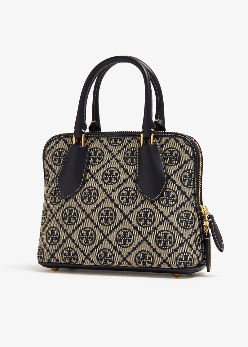 セール【Tory Burch】Tモノグラム スイングサッチェル★オシャレ Tory Burch Mini T Monogram Swing satchel for Women - Blue in