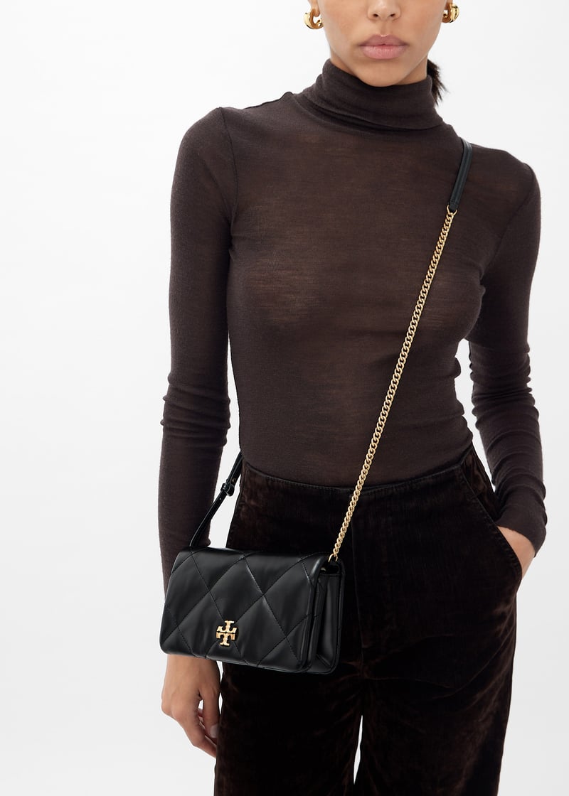 【送料関税込み】Tory Burch KIRA DIAMOND QUILTED CHAIN WALLET Kira Diamond Quilt Crossbody: Women's Designer Mini Bags
