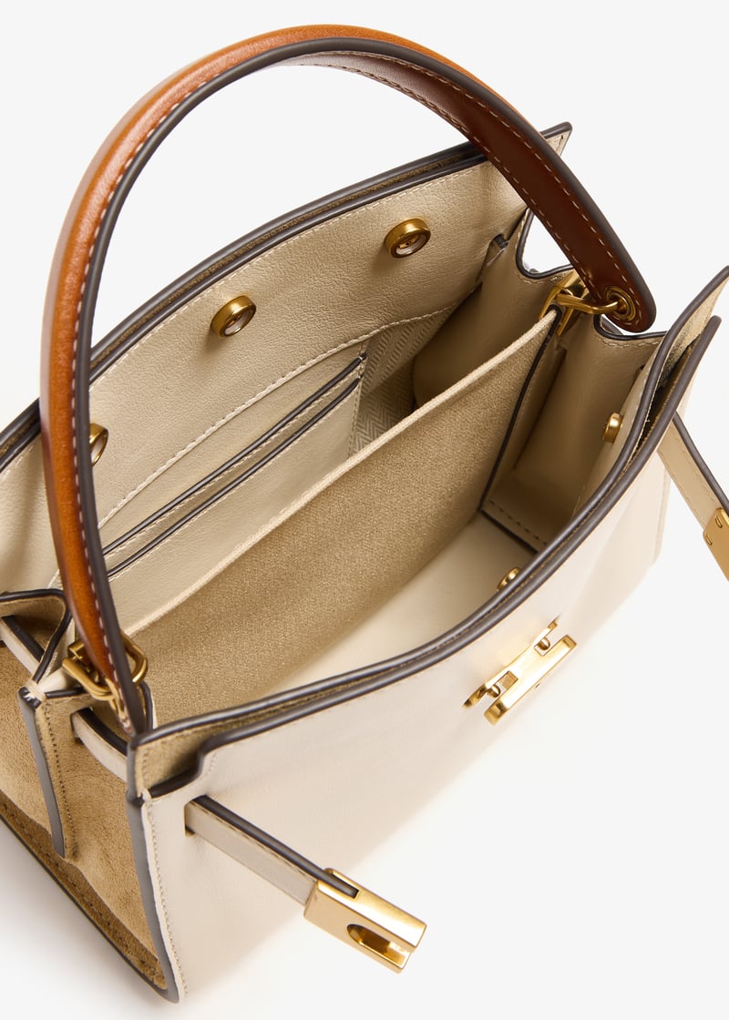 Tory Burch Lee Radziwill Petite Double bag for Women - Beige