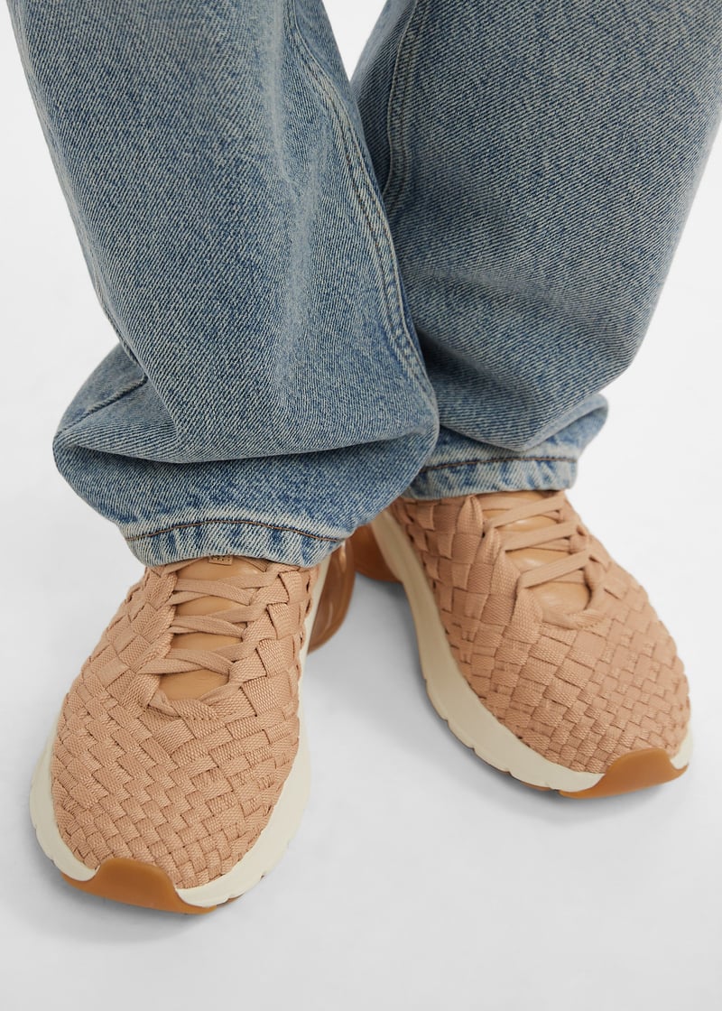スニーカー Tory Burch SS25 Sneakers & Slip-On (159962 006) Tory Burch Signature Color Block Platform Leather Sneaker