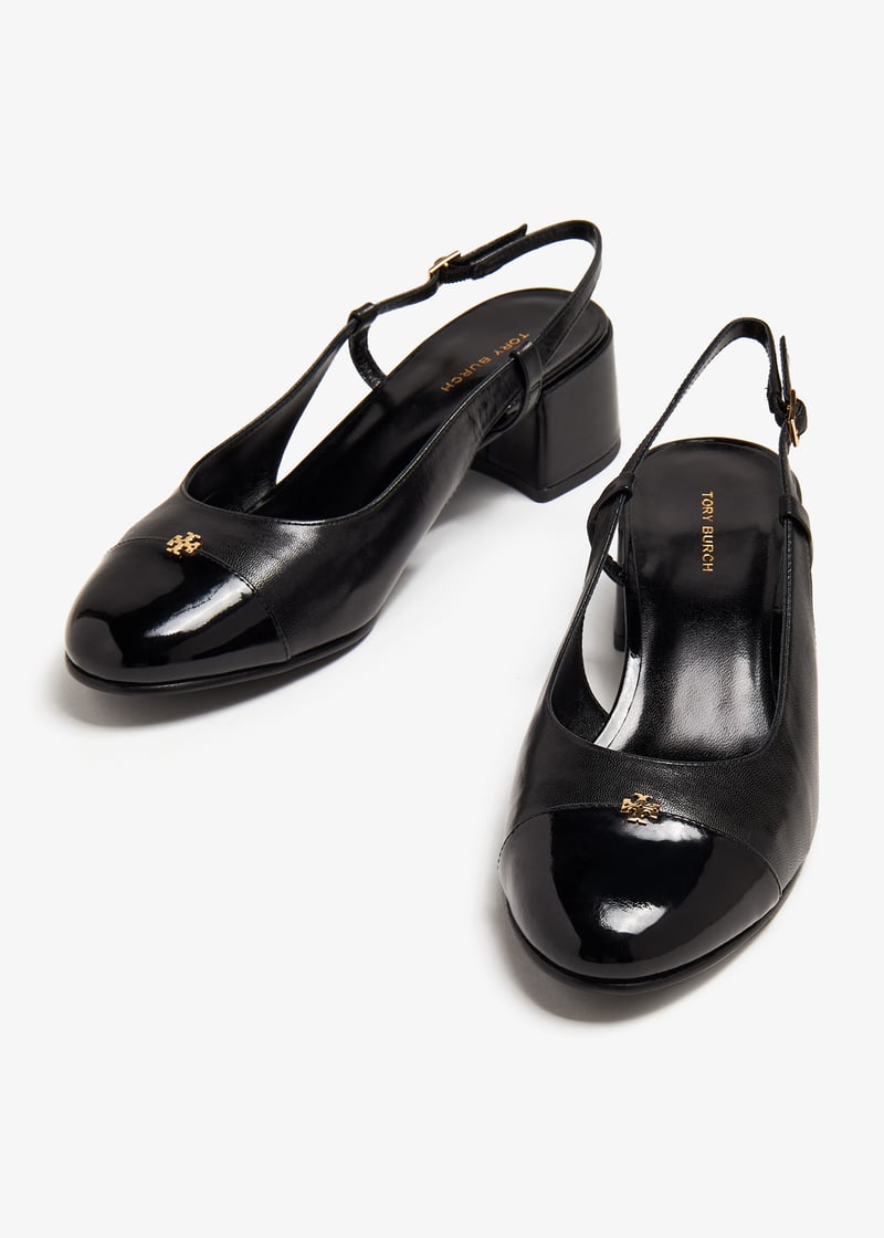 Tory Burch Cap-toe slingback pumps for Women - Black in