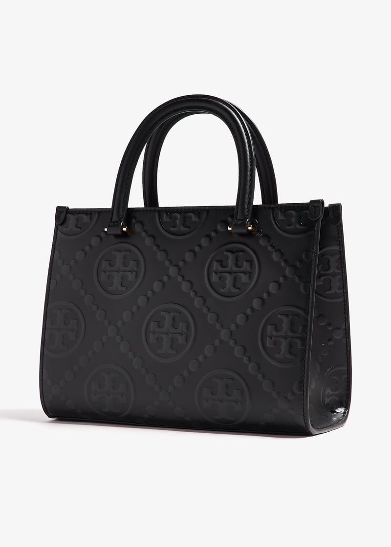 【お買得】 for bag tote embossed Monogram T Burch Tory Women in Black - バッグ