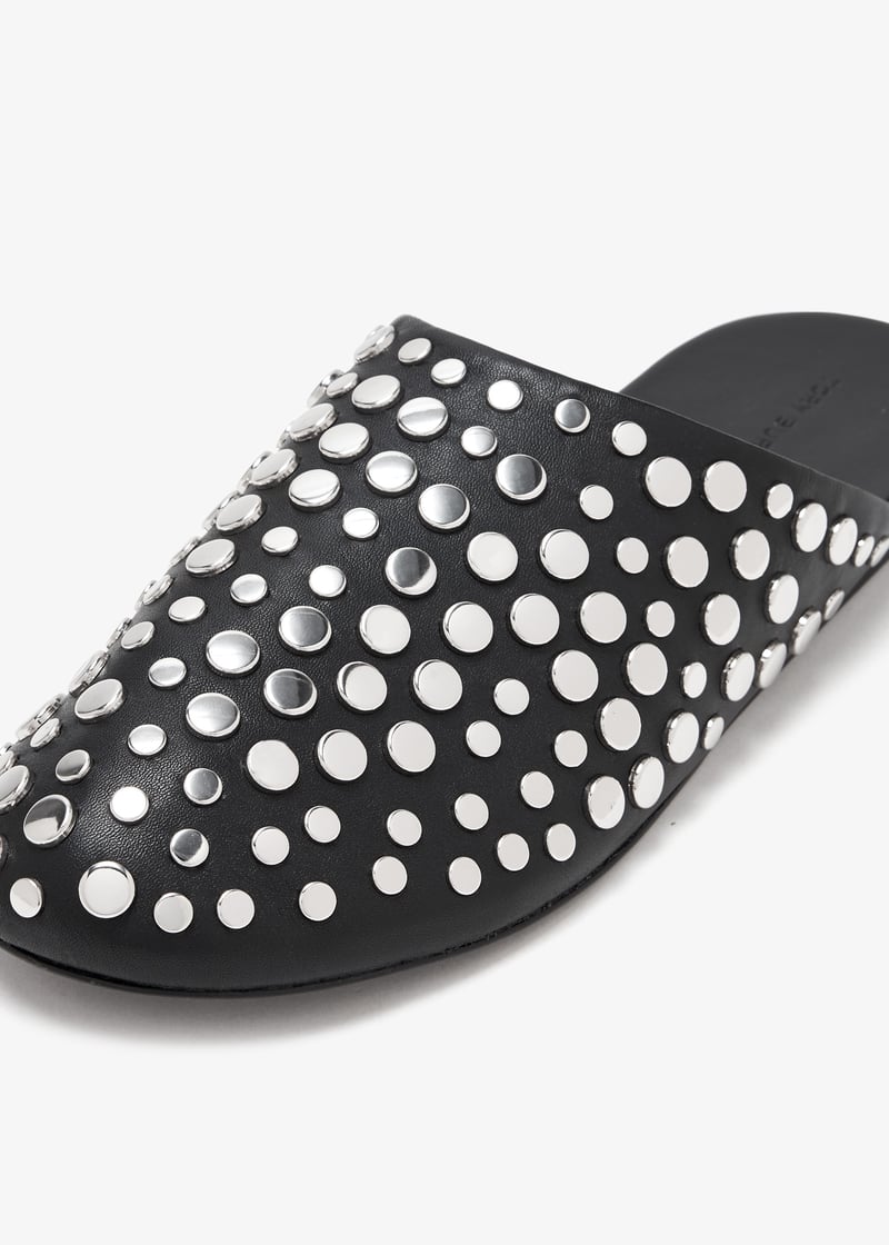 サンダル・ミュール Tory Burch FW25 STUDDED MULE (167049 006) Mellow Studded Mule: Women's Designer Flats | Tory Burch