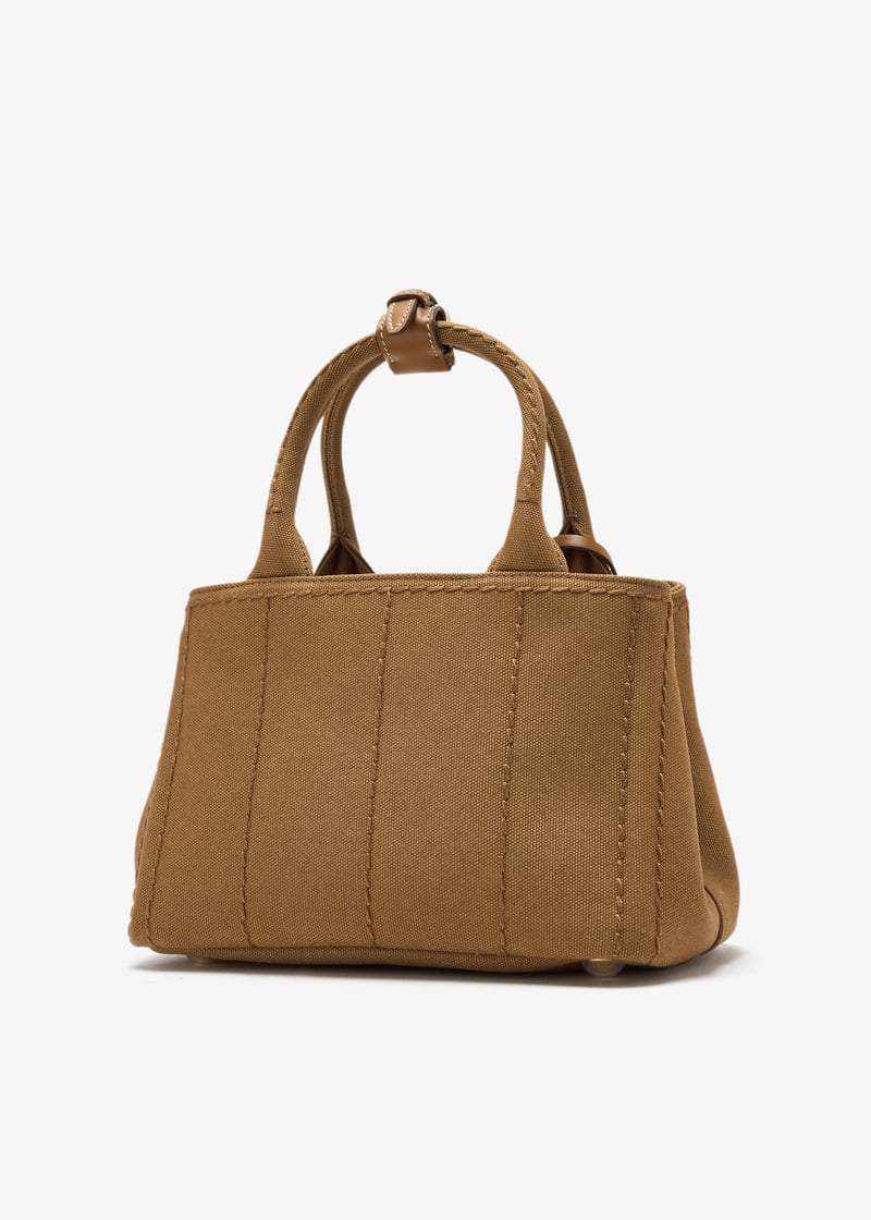 Prada Jardinière cotton canvas mini handbag for Women