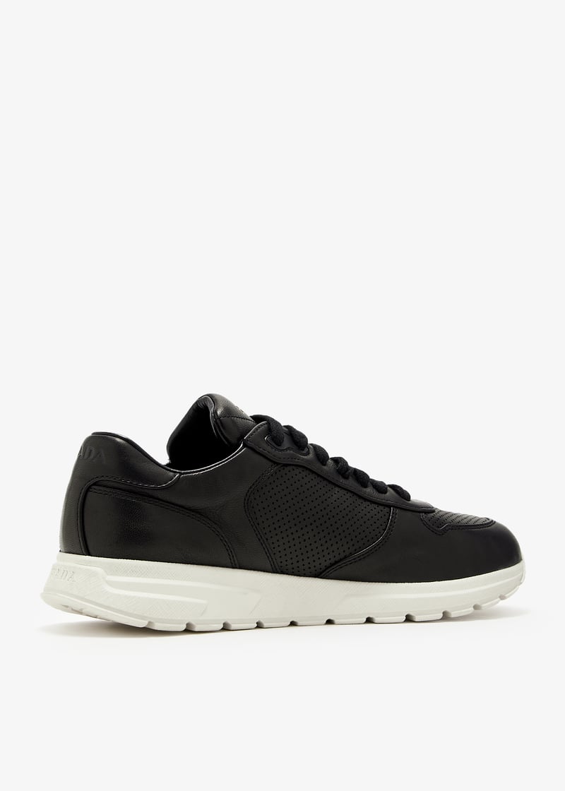 Prada PRAX 2.0 leather sneakers for Women - Black in UAE