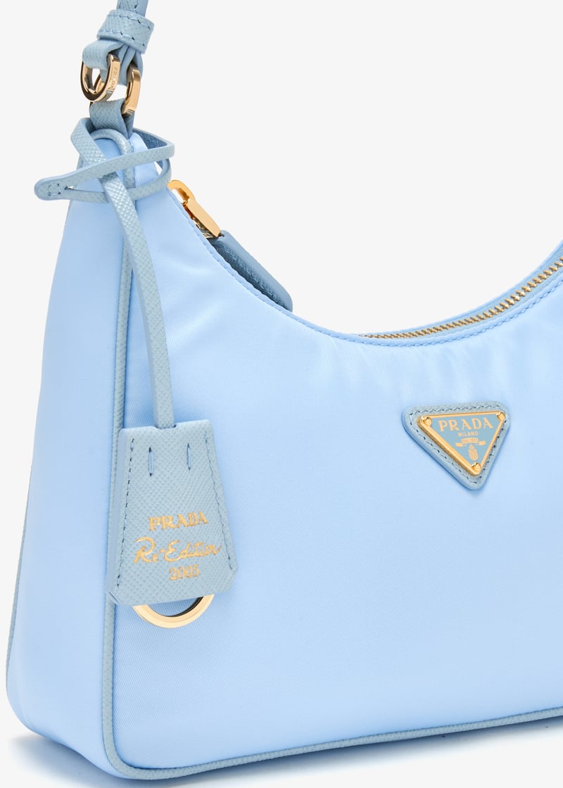 【関税・送料込】PRADA Re-Edition 2005 ミニバッグ ブルー 新作 Prada Re-Edition 2005 Mini Bag