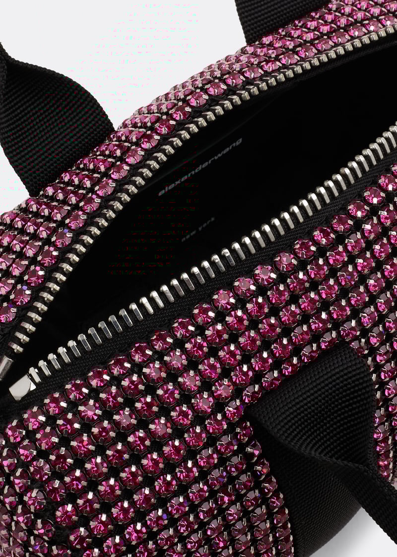 Alexander Wang >> ロキシークリスタルミニバスケットバッグ Alexander Wang Cruiser crystal mini duffle bag for Women