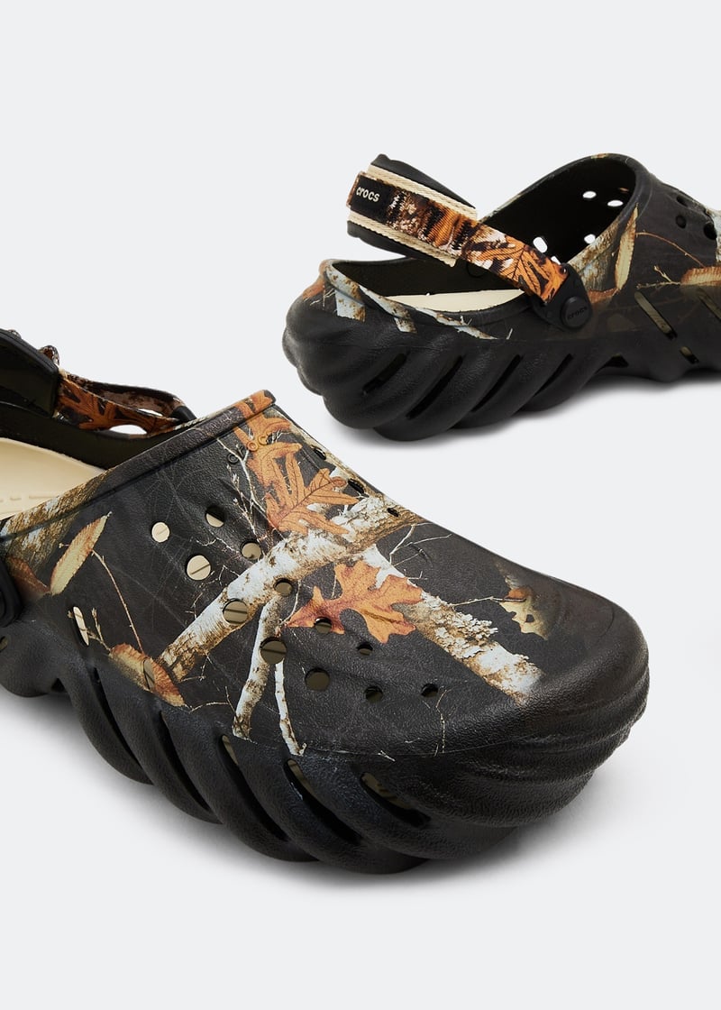 【CROCS】 Eco Clog Realtree Edge Crocs Realtree Edge Echo clogs for Men - Black in UAE