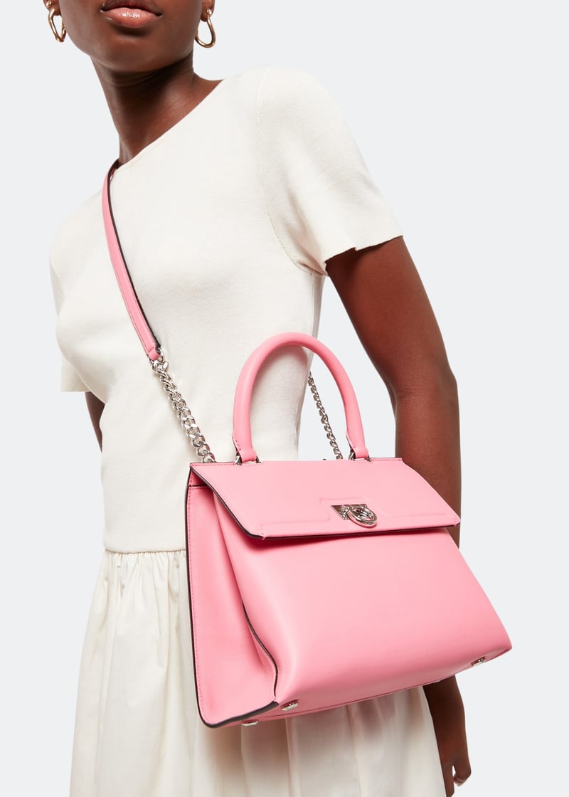 【FERRAGAMO】関税込☆Trifolio ショルダーバッグ ピンク Ferragamo Trifolio ショルダーバッグ S | ピンク | FARFETCH JP