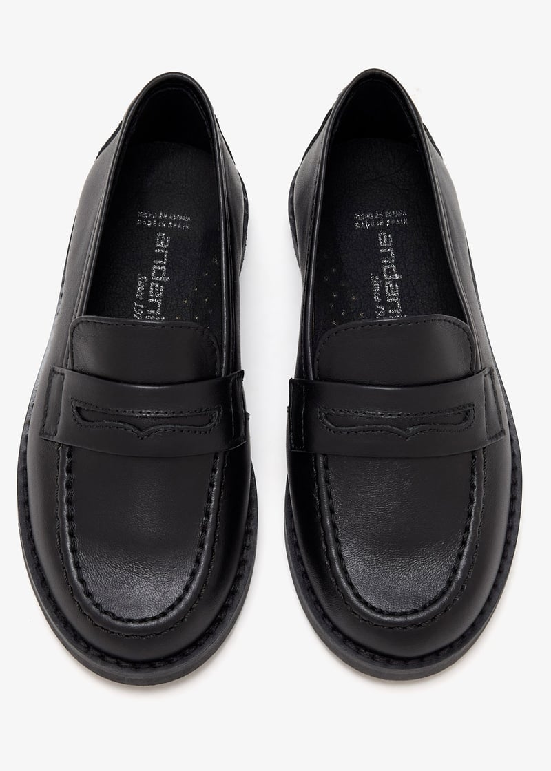 Andanines Penny loafers for Boy - Black in Bahrain | Level Shoes