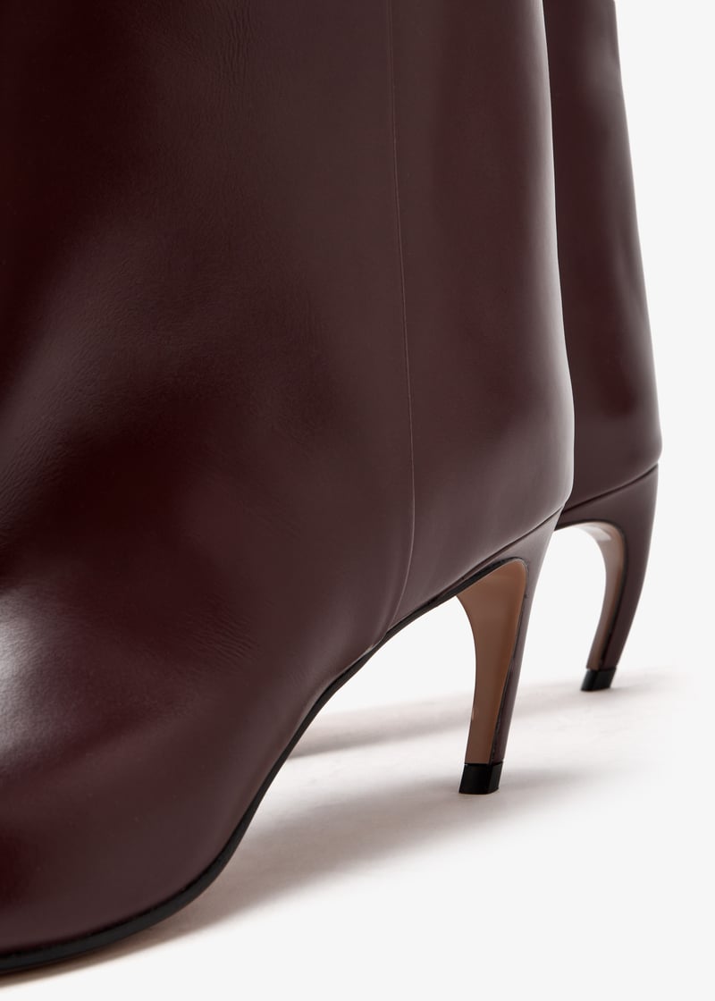The Attico Lea boots for Women - Burgundy in Kuwait | Level