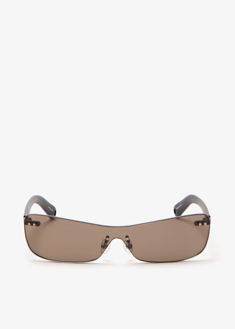 【関税込み】JACQUEMUS グレー Les lunettes Mirada サングラス Jacquemus Les Lunettes Mirada sunglasses for ADULT-UNISEX