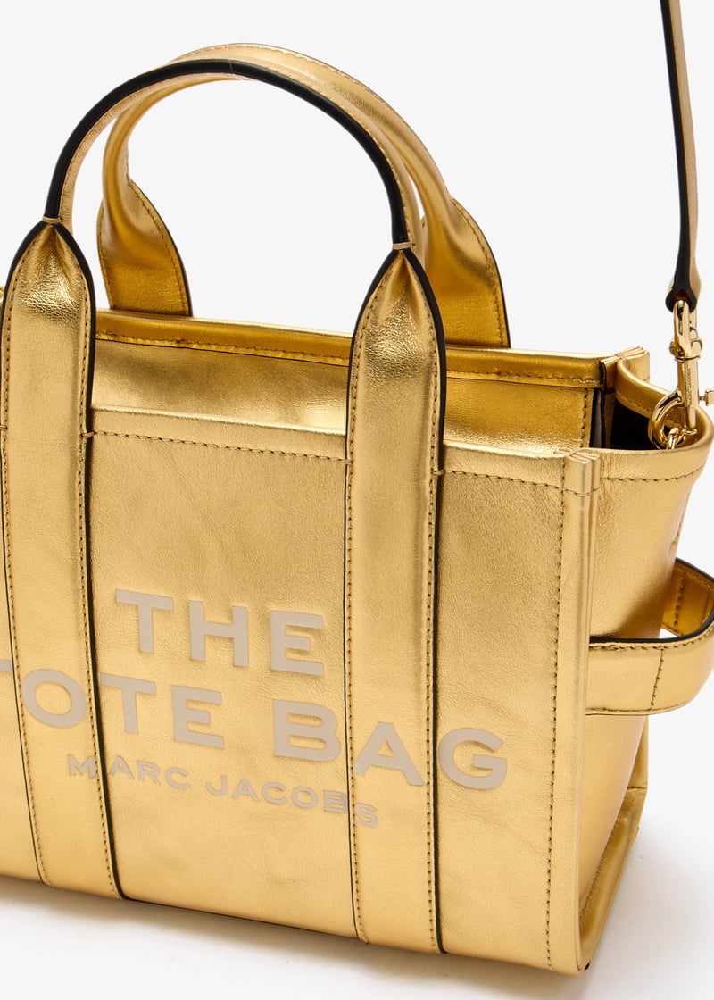 Marc Jacobs The Metallic leather small tote bag for Women