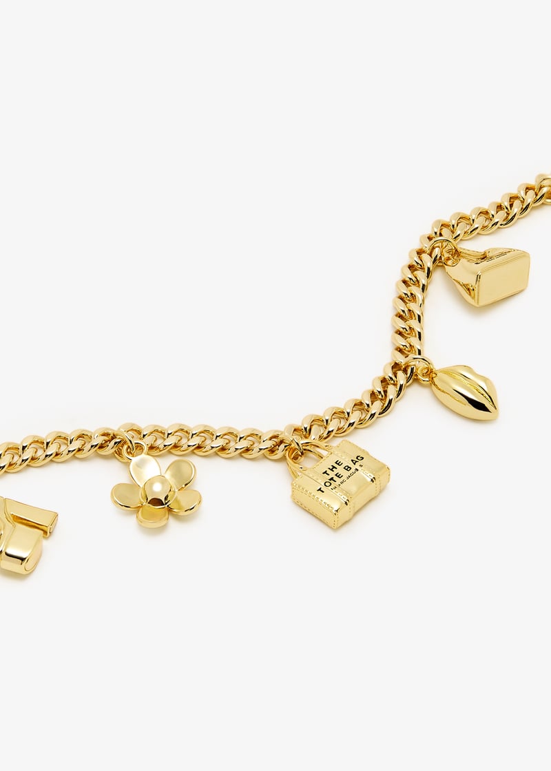 MARC JACOBS｜ (Mini Icon Charm Necklace (2R4JNC001J37 02 The Mini Icon Charm Necklace | Marc Jacobs | Official Site