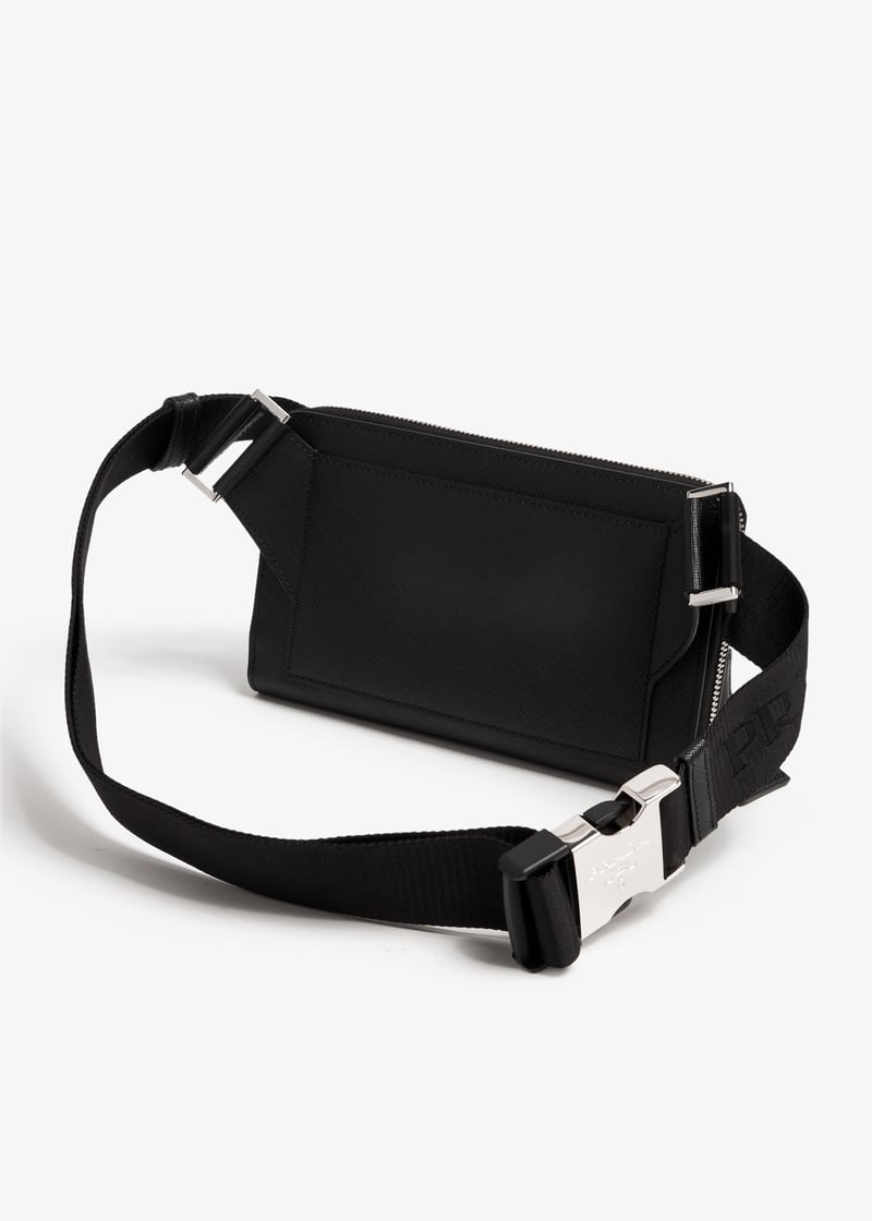 プラダ Prada Belt Bag Prada - Brushed Leather and Nylon Belt Bag | HBX - Globally