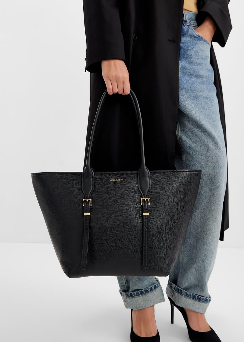 Michael Kors Moore large tote bag for Women - Black in KSA