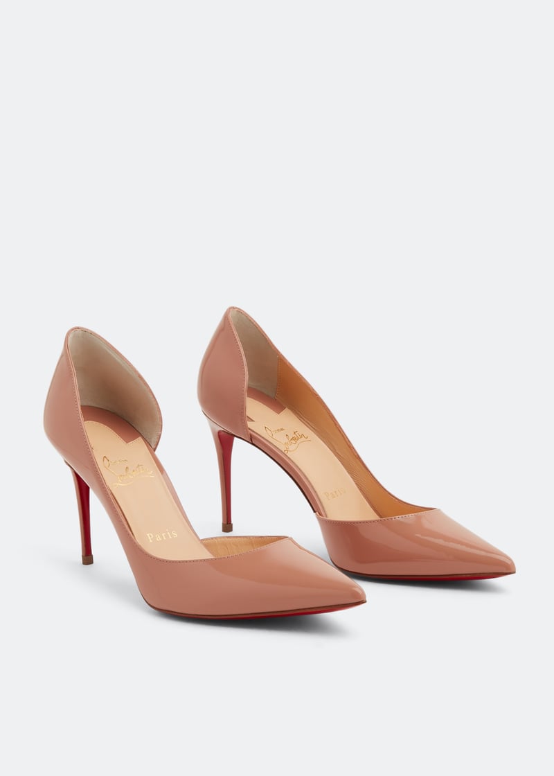【送料&関税込】Christian Louboutin DACcolletA¨ Iriza 85 Iriza - 85 mm Pumps - Patent calf leather - Black - Women