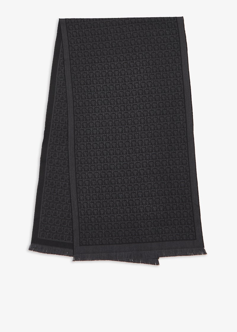 マフラー・ストール FERRAGAMO FW25 GANCINI SCARF (718386 327955010) Gancini scarf - Women | Ferragamo