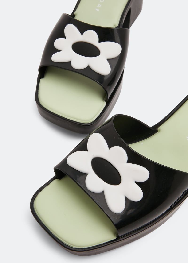 Melissa x Lazy Oaf Shape sandals for Women - Black in Qatar | Level Shoes