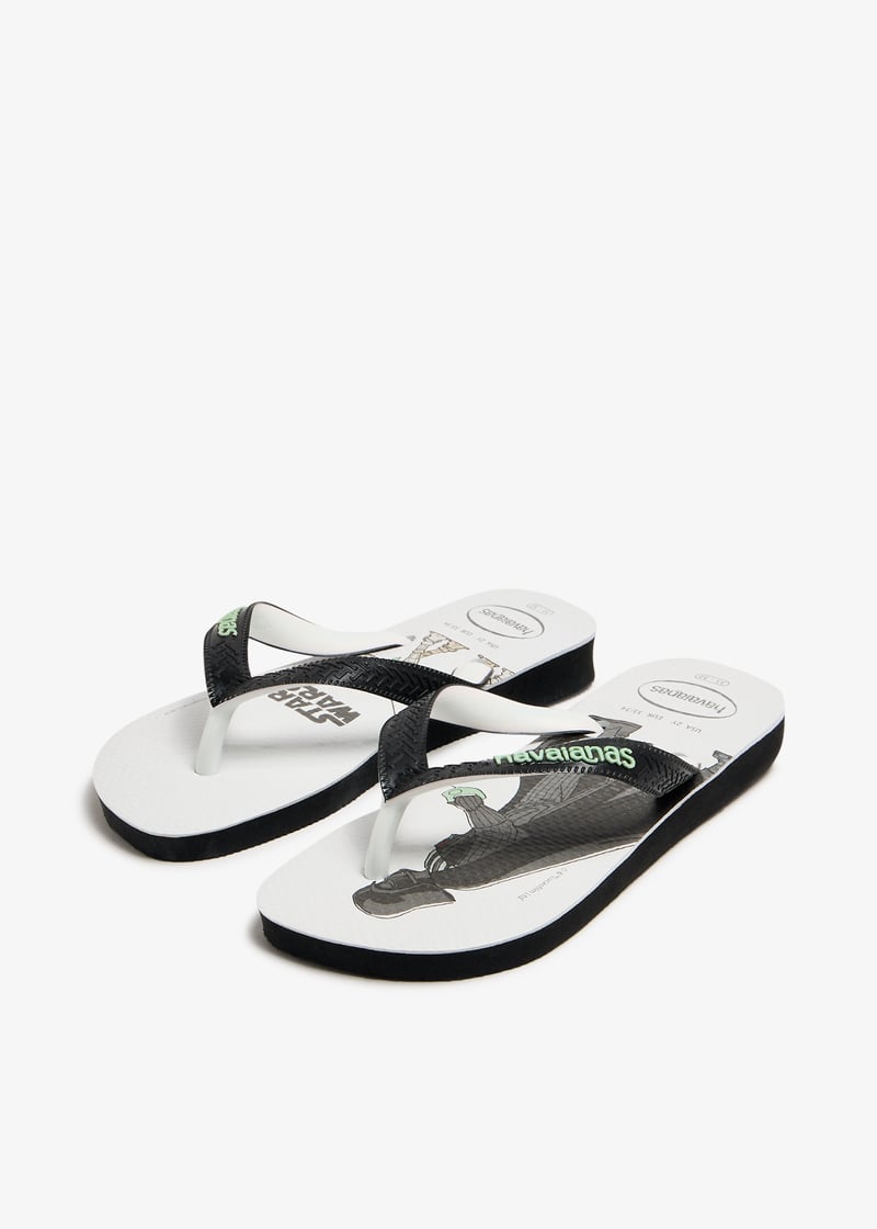 シューズ・サンダルその他 STAR WARS White Unisex Flip-Flops Amazon.com | Havaianas Top Star Wars Flip Flop - Darth Vader