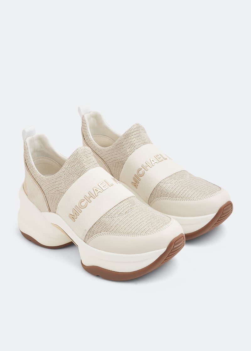 Michael Kors Olympia slip-on sneakers for Women - Beige in