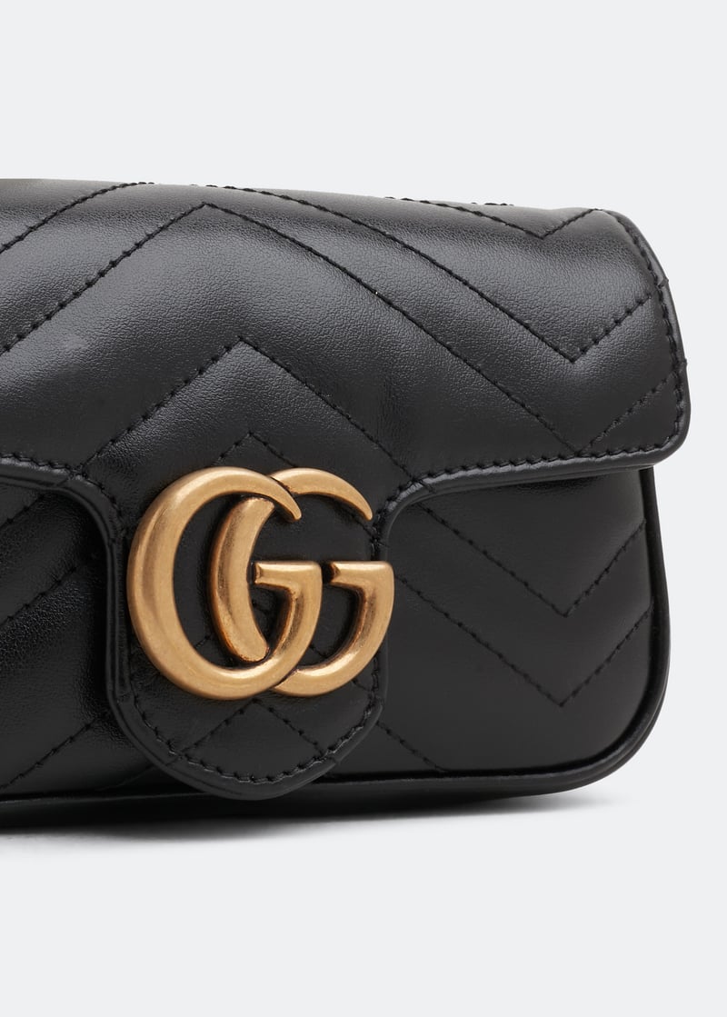 Gucci GG Marmont super mini bag for Women - Black in Qatar