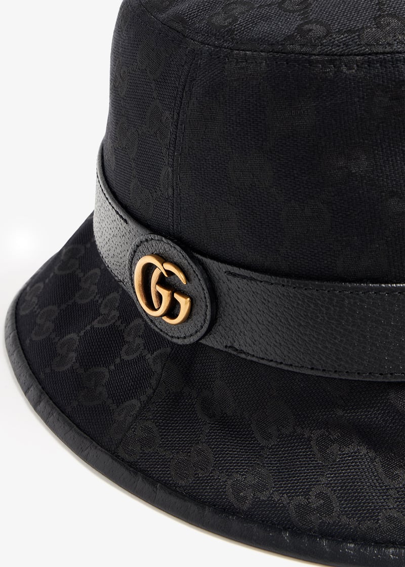 Gucci GG Canvas bucket hat for Men - Black in UAE | Level Shoes