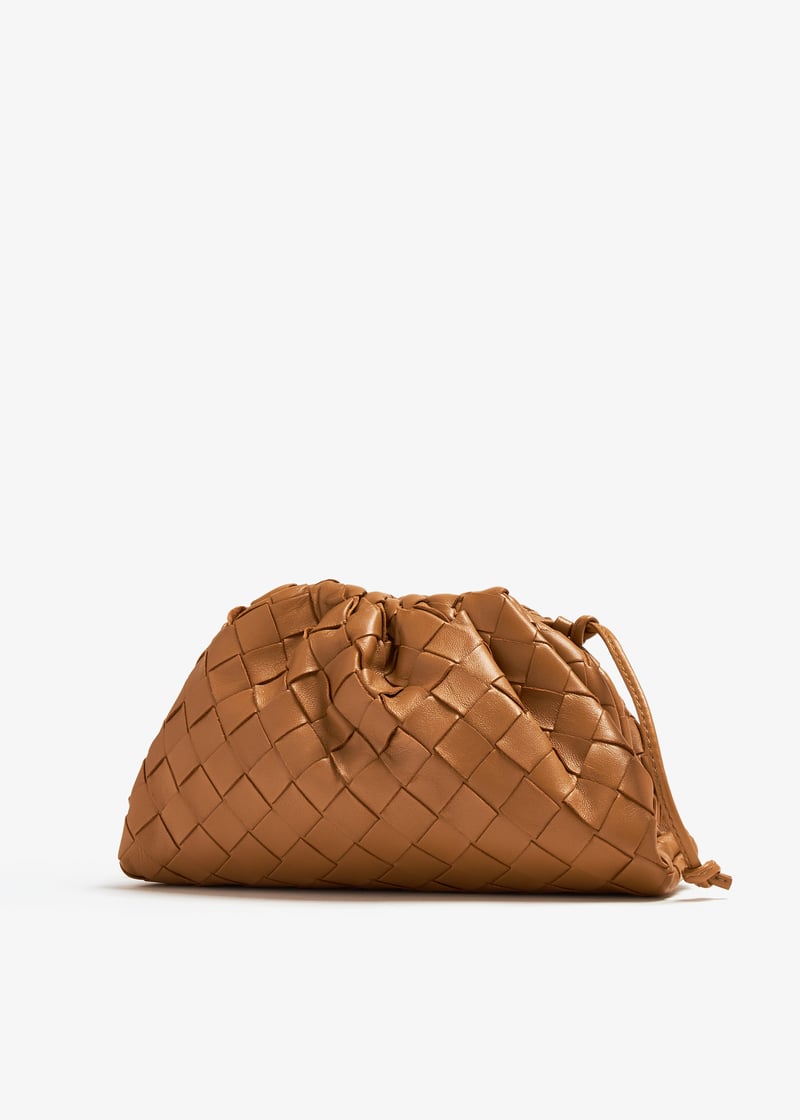 クラッチバッグ Bottega Veneta Camel Suede Medium Clutch Bottega Veneta Mini Pouch clutch for Women - Brown in Qatar