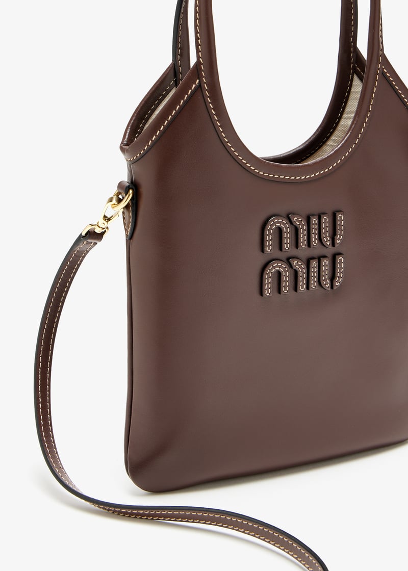 Miu Miu IVY leather mini handbag for Women - Brown in Kuwait