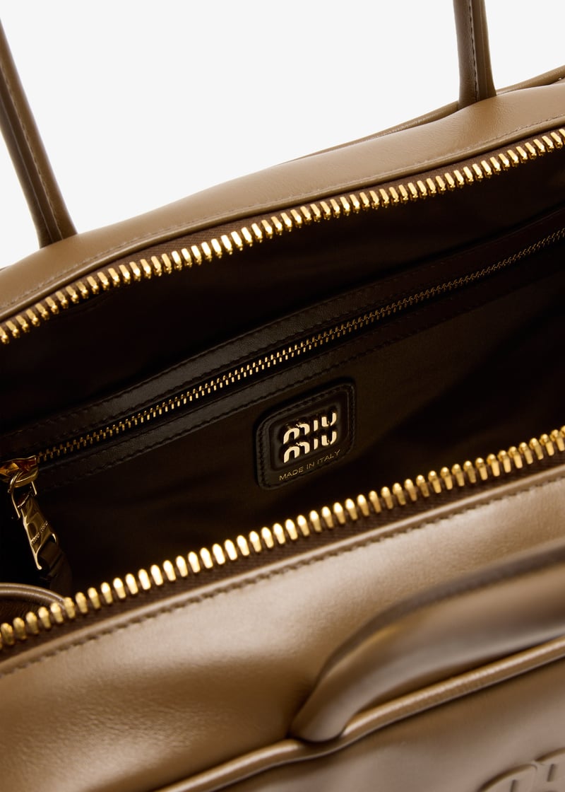 Miu Miu Beau leather bag for Women - Brown in Qatar | Level