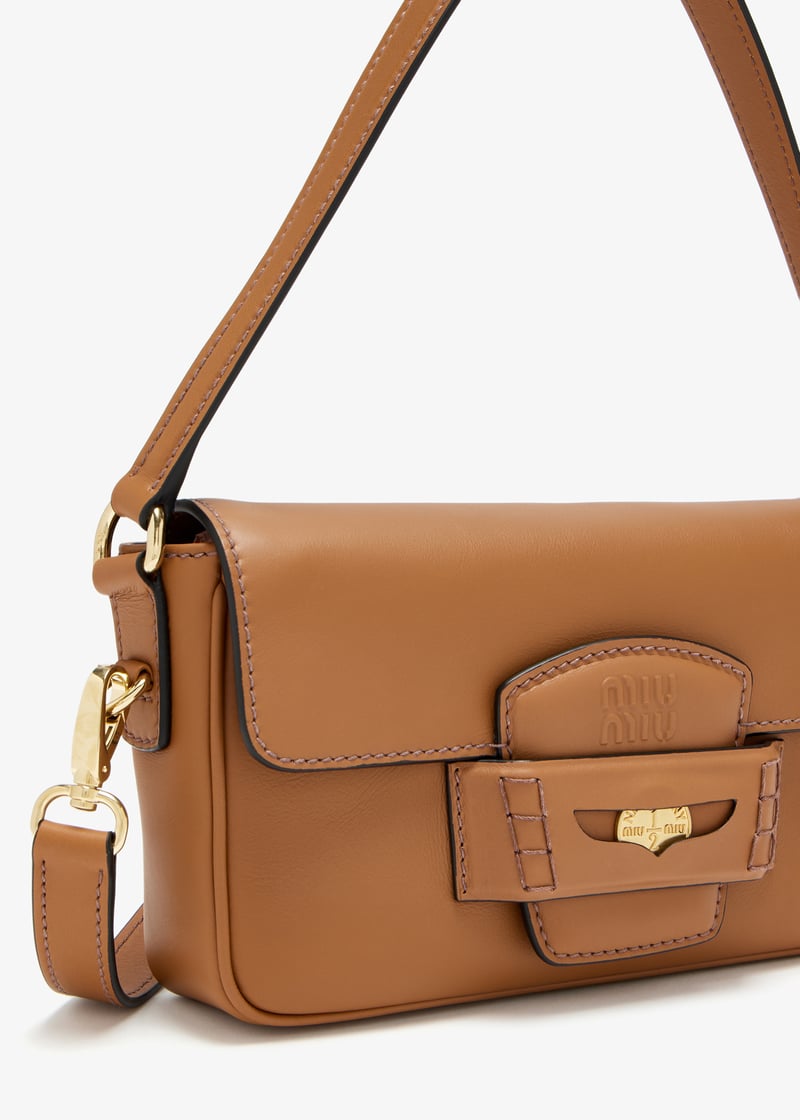 Miu Miu Penny leather shoulder bag for Women - Brown in UAE