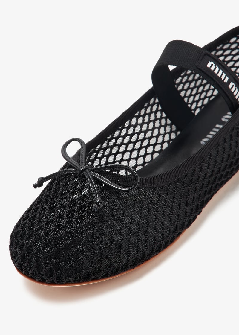 Miu Miu Mesh ballerinas for Women - Black in Kuwait | Level