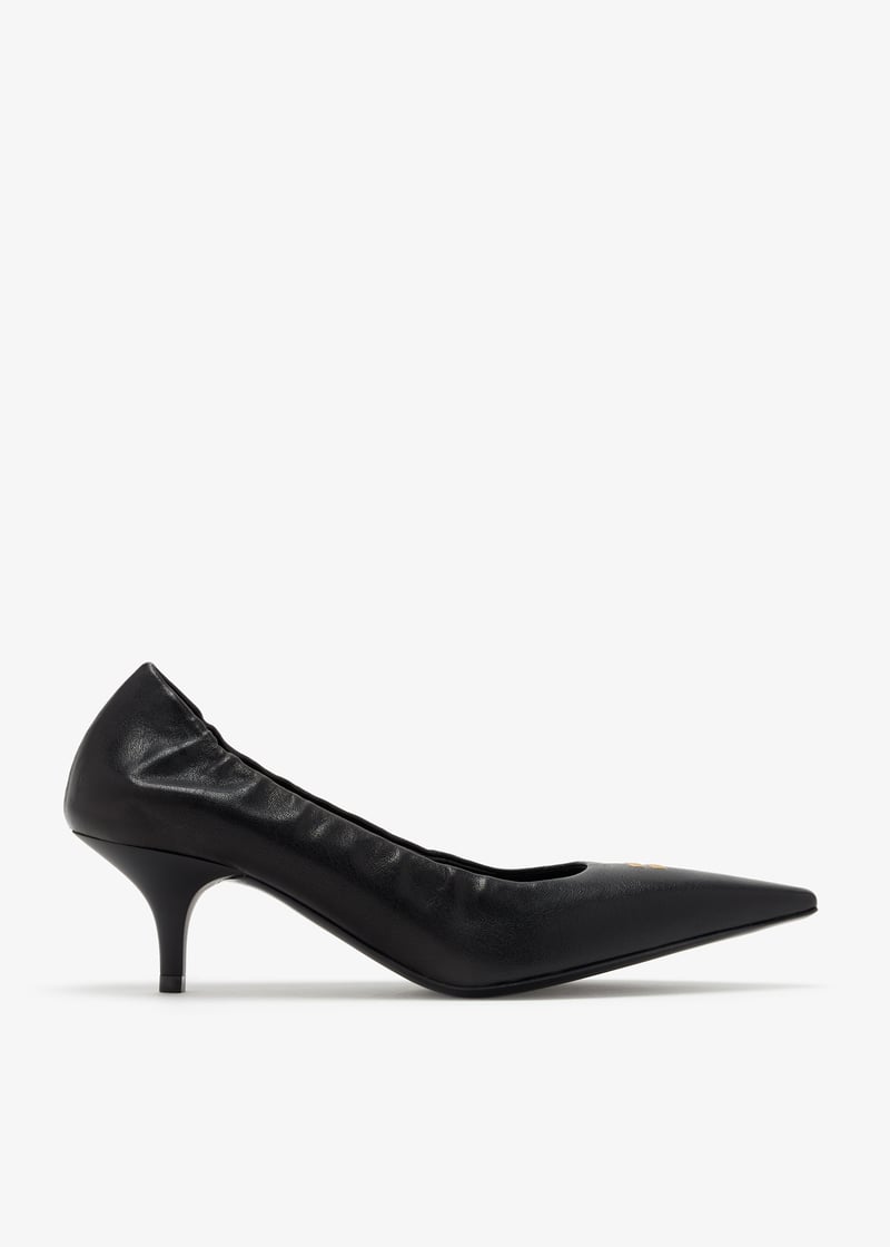 【関税&送料込】Miu Miu Black Leather Nappa Leather Pumps Miu Miu Nappa leather pumps for Women - Black in UAE | Level