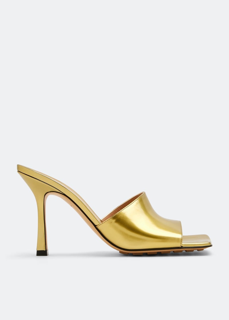 Bottega Veneta Stretch mules for Women - Gold in UAE | Level