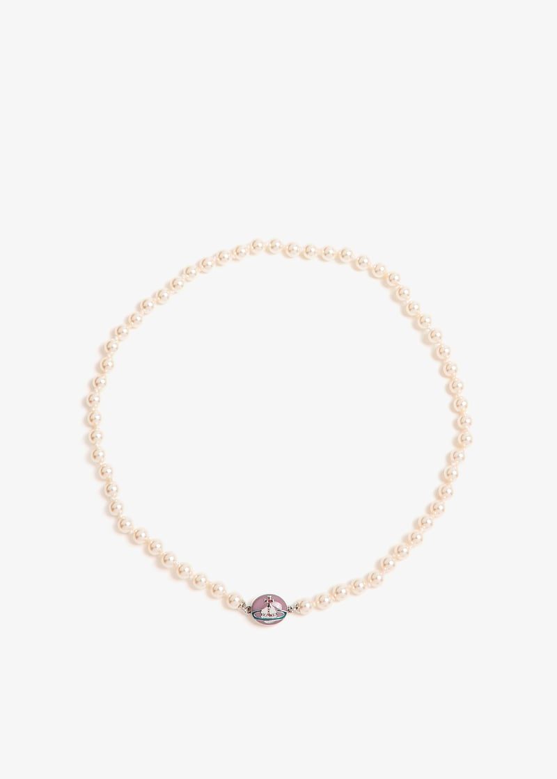 【関税&送料込】Vivienne Westwood Loelia Necklace Vivienne Westwood Loelia necklace for Women - Cream in UAE