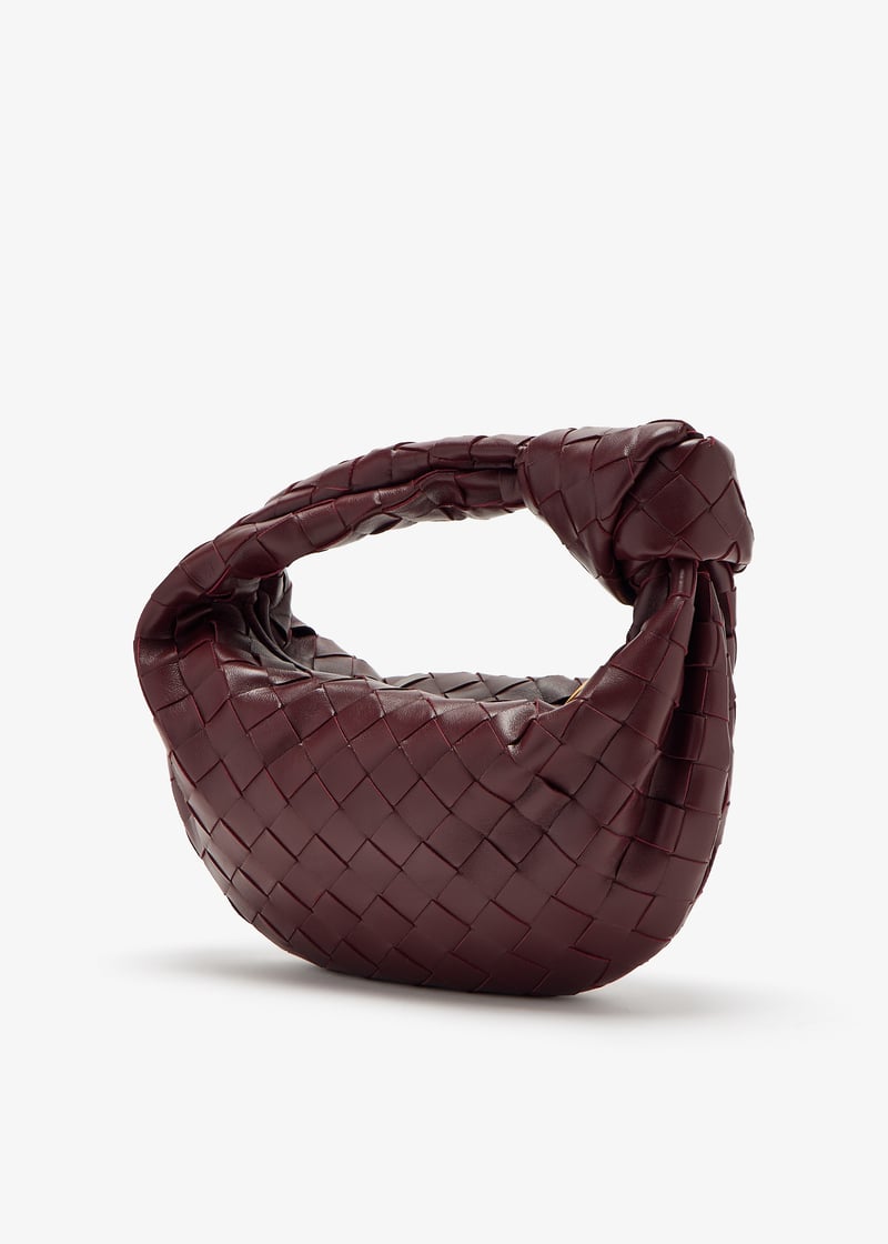 Bottega Veneta Mini Jodie bag for Women - Burgundy in UAE