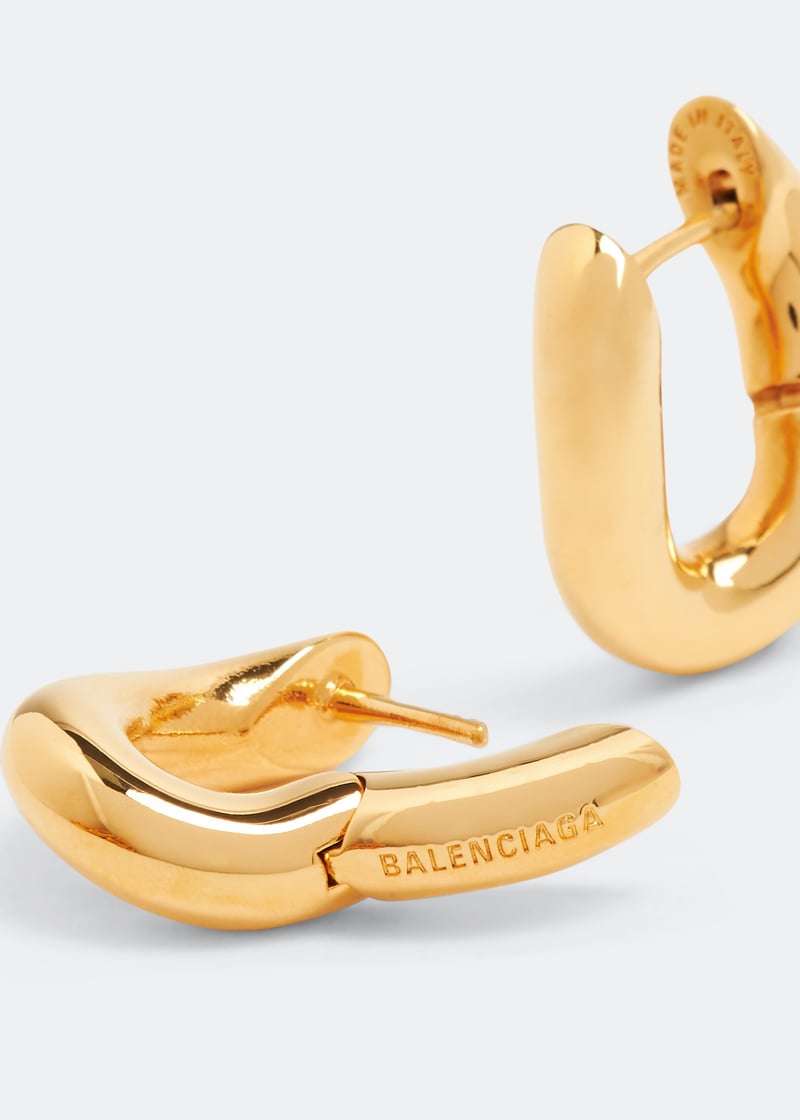 関税込【BALENCIAGA】Loop イヤーカフ ShinyGold 楽天市場】BALENCIAGA バレンシアガ イヤーカフ LOOP EAR CUFF