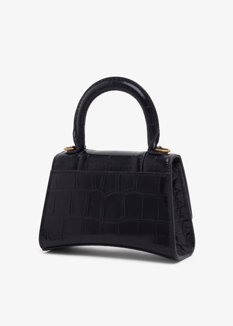 Balenciaga Hourglass mini chain bag for Women - Black in UAE