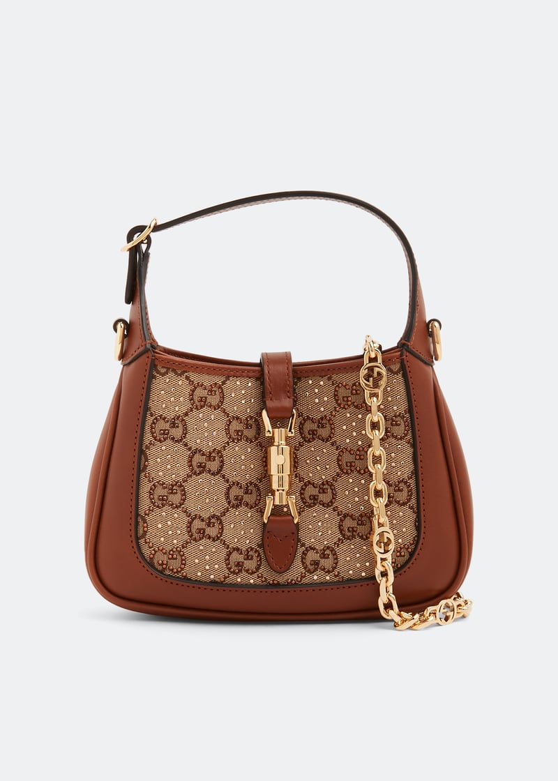 Gucci Jackie 1961 mini GG shoulder bag for Women - Brown in