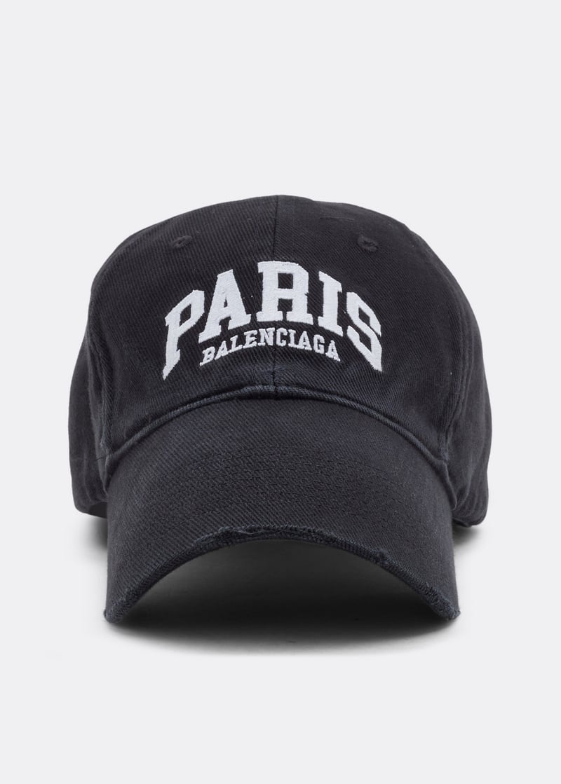 Balenciaga Cities Paris cap for Men - Black in UAE | Level Shoes