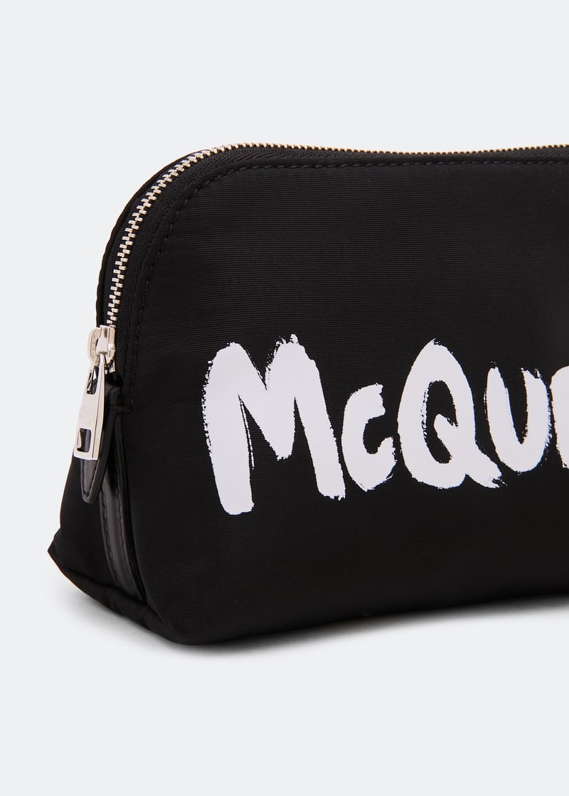 バッグ・カバンその他 ALEXANDER MCQUEEN Women Bags 7871261VPHG1090 black McQueen Graffiti medium zip pouch for Women - Black in UAE