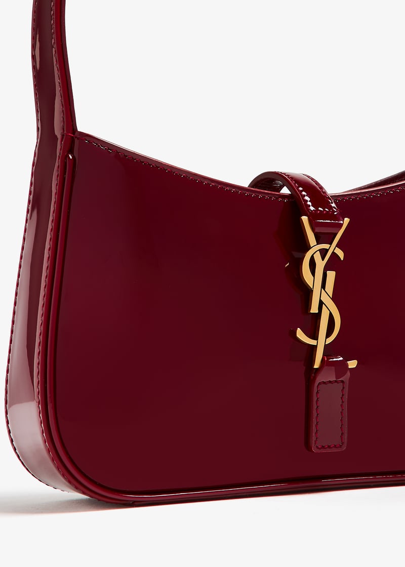 Saint Laurent Le 5 À 7 mini hobo bag for Women - Burgundy in