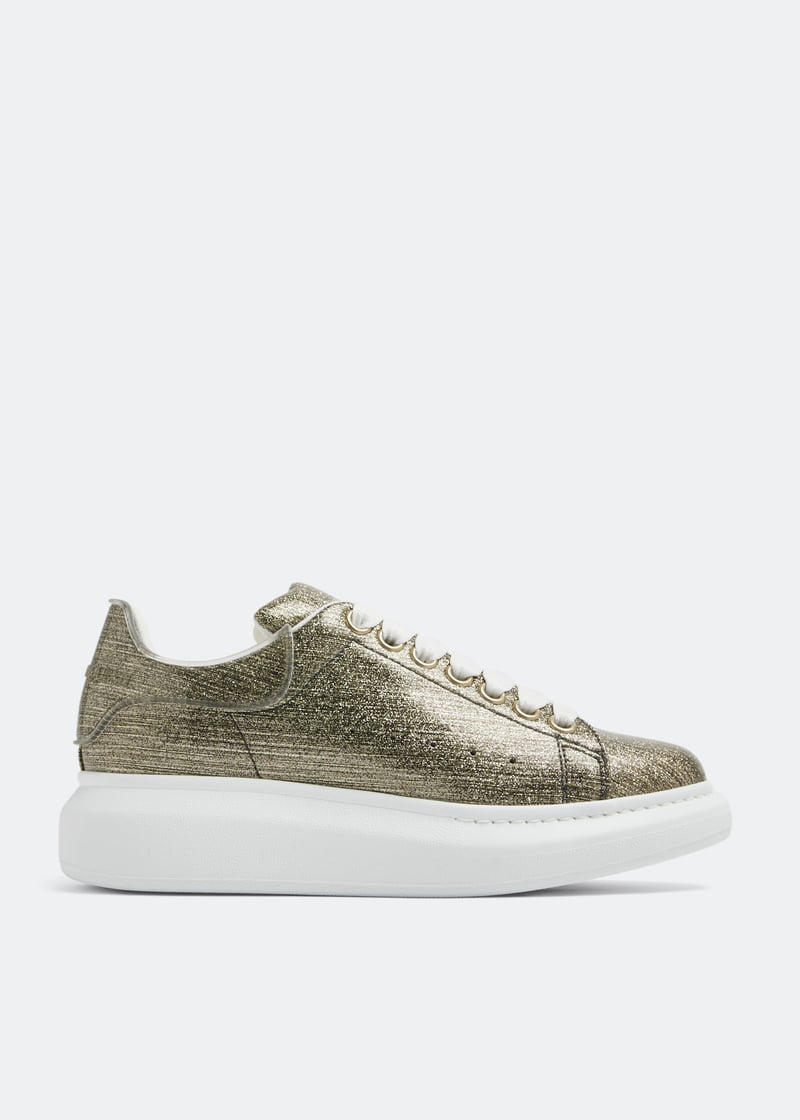 Mcqueen Trainers Alexander Mcqueen Oversized Glitter Sneakers