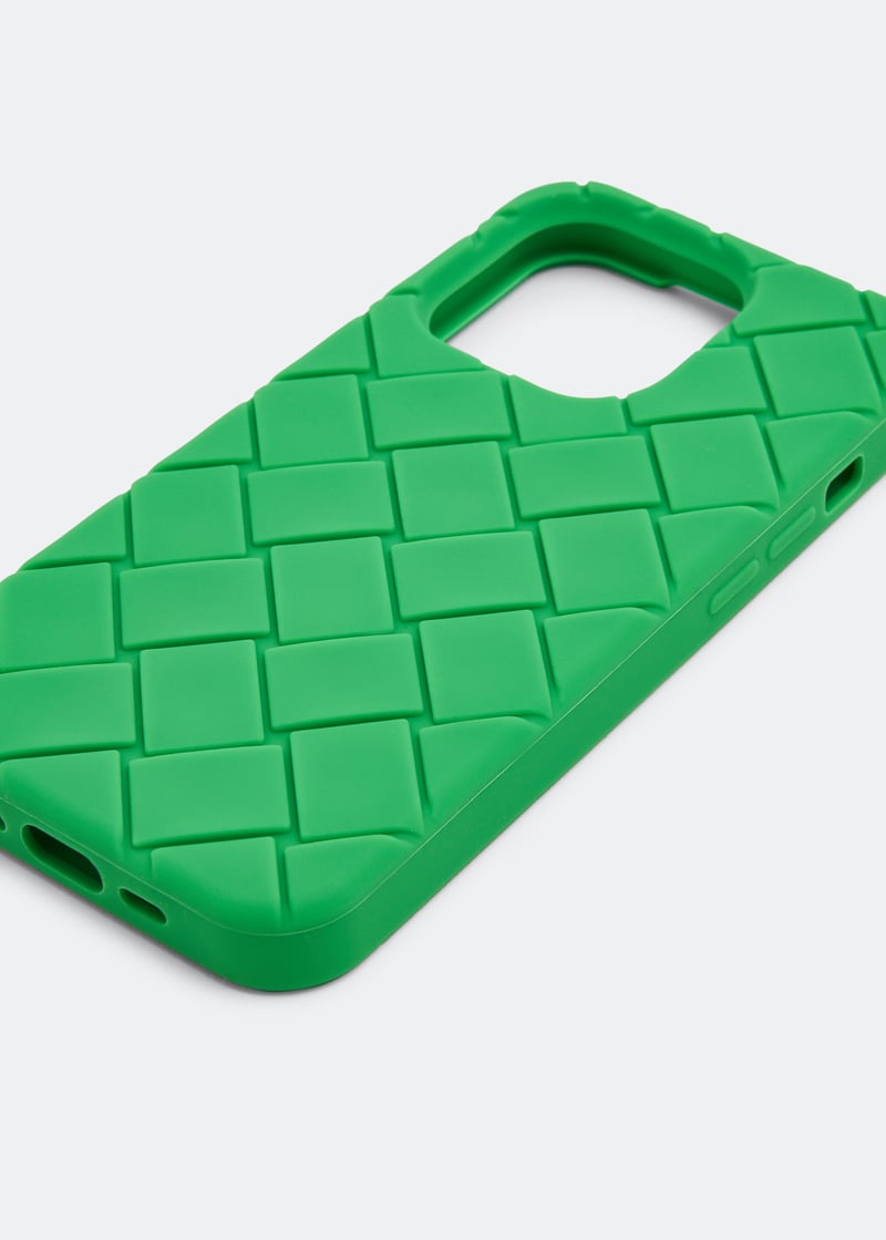 Bottega Veneta Intrecciato iPhone 14 Pro case for Men