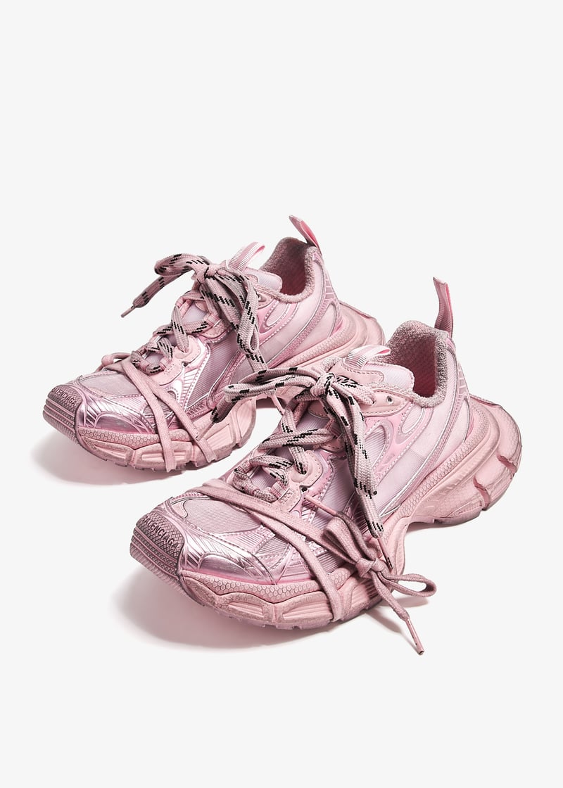スニーカー Balenciaga Skin Pink Eva Zero Sneakers BALENCIAGA Women's 'Runner' Low-Top Nylon & Mesh Sneakers