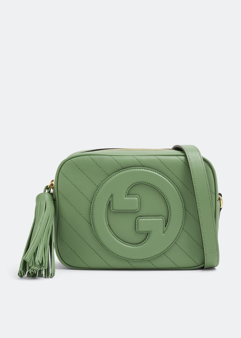 ショルダーバッグ・ポシェット GUCCI BLONDIE SMALL SHOULDER BAG DARK GREEN Gucci Blondie medium shoulder bag in dark green suede