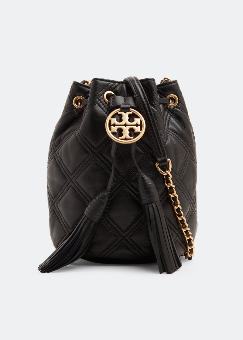Tory Burch Fleming mini bucket bag for Women - Black in UAE