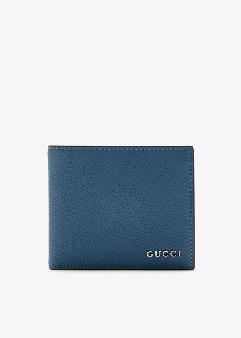 Gucci Script wallet for Men - Blue in Oman | Level Shoes